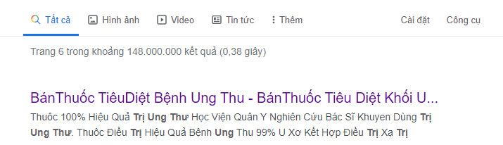 Ví dụ về bài viết với tiêu đề phóng đại nhưng nội dung trong bài không đúng với tiêu đề