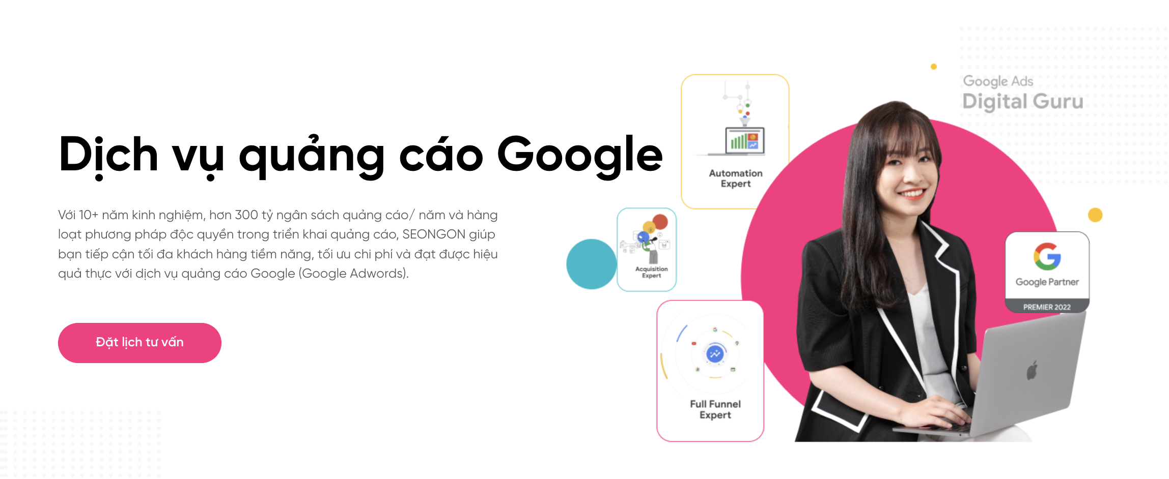 Dịch vụ Quảng cáo Google Ads SEONGON