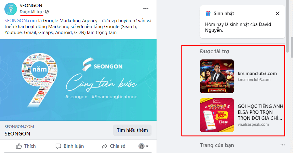 Quảng cáo Facebook