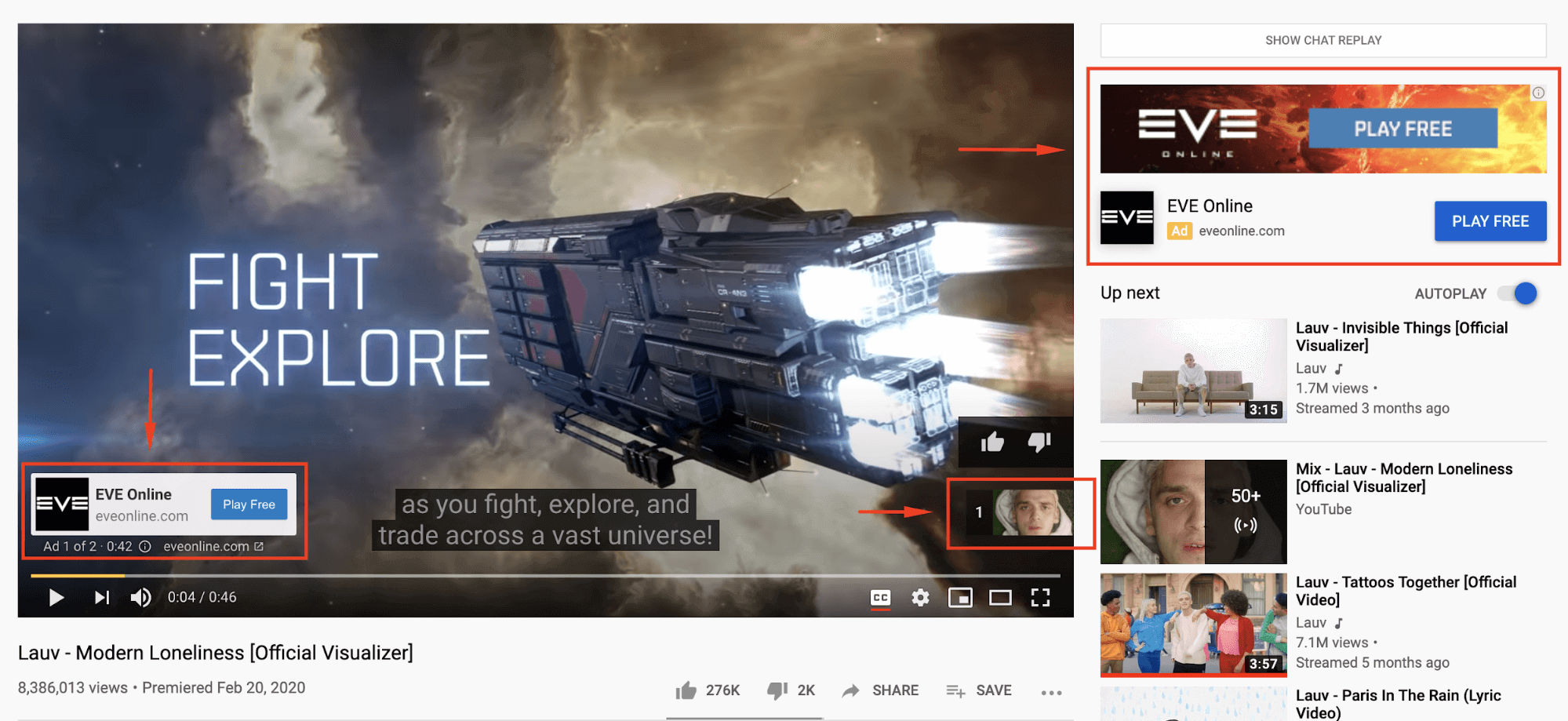 quảng cáo youtube