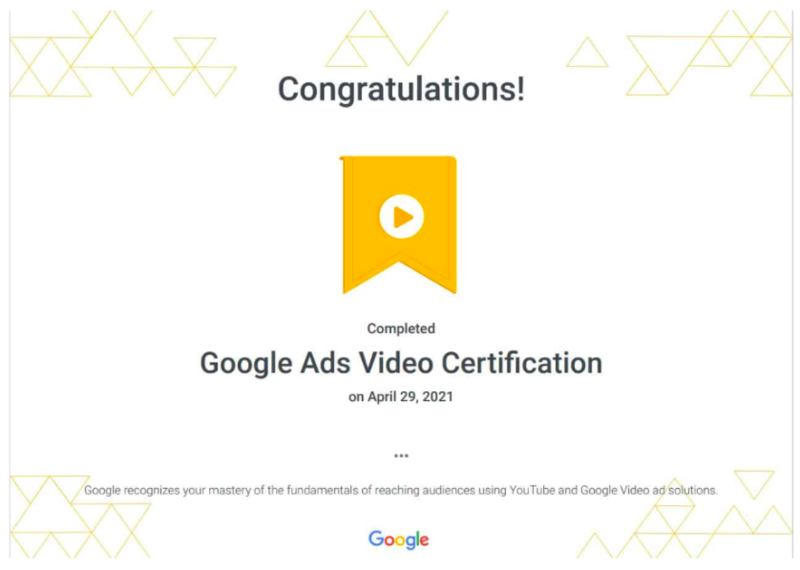 Tiếp thị thông qua video rất cần thiết nên bạn đừng bỏ qua chứng chỉ này!