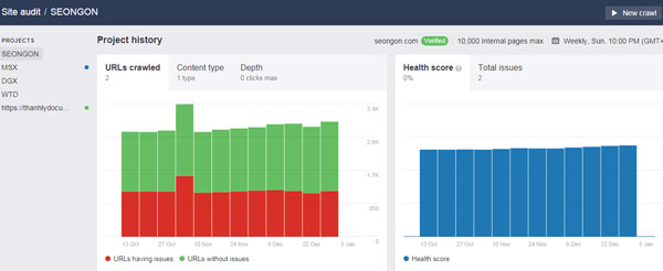 audit website ahrefs
