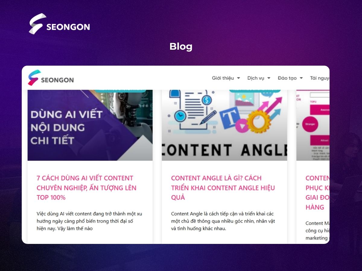 Blog là một dạng content truyền tải giá trị thực tế, hữu ích và lâu dài cho người dùng