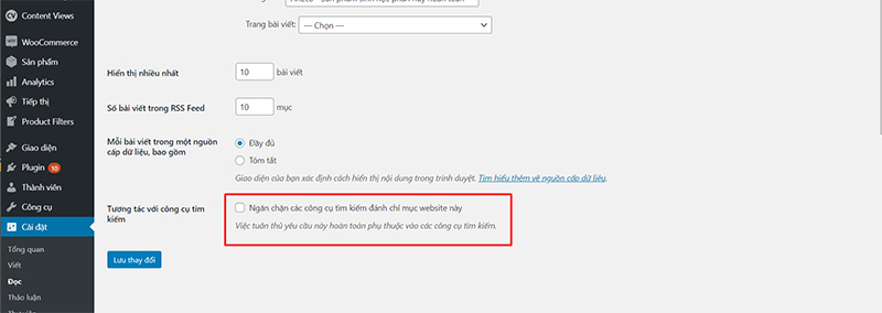 Cách kiểm tra khả năng index của website WordPress