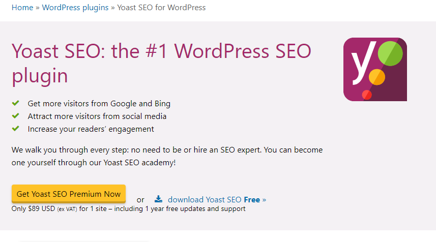 SEO checklist - Cài đặt plugin Yoast SEO cho những website WordPress