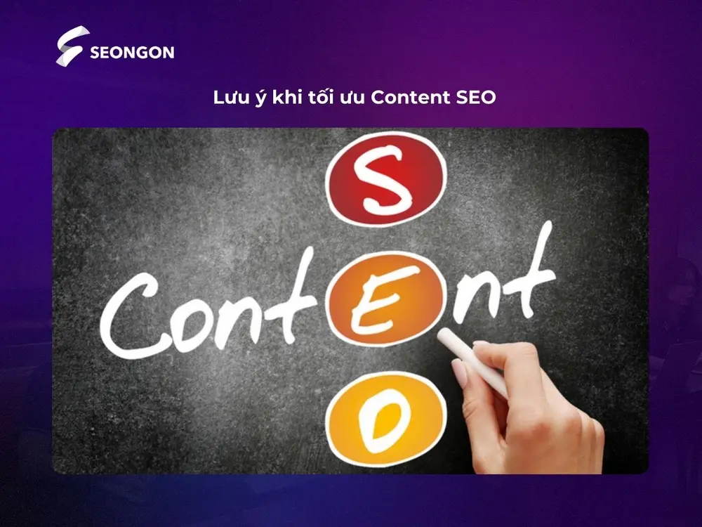 Có nhiều điều cần lưu ý khi tối ưu Content SEO