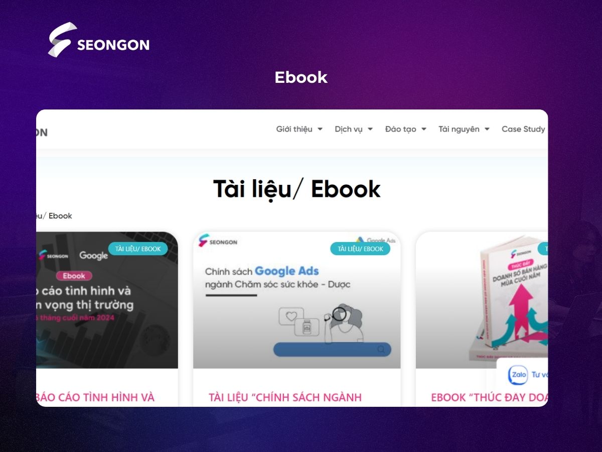 Ebook là nội dung thể hiện vị thế của doanh nghiệp