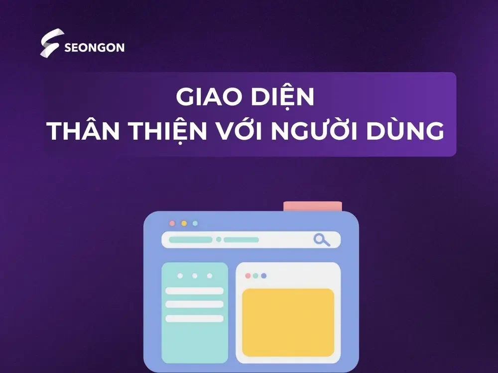 Giao diện dễ nhìn và dễ thao tác
