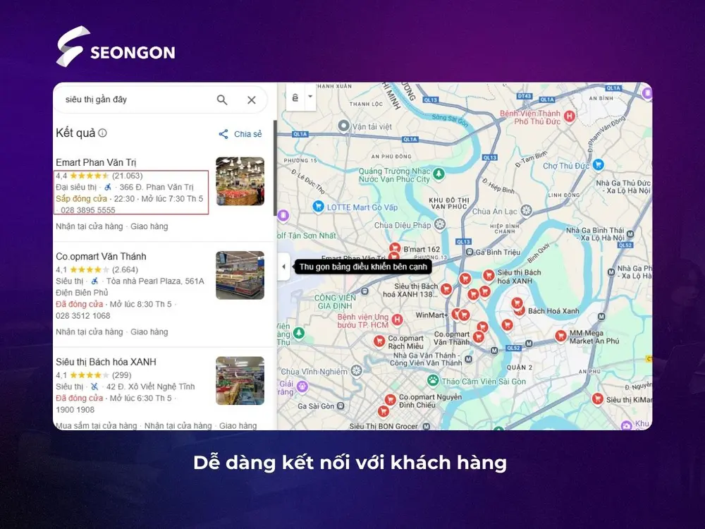 GMB là công cụ để khách hàng và doanh nghiệp giao tiếp