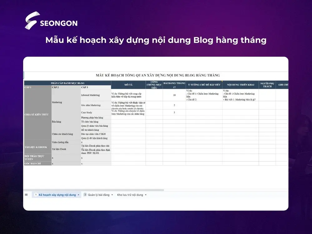 Hướng dẫn cách tạo kế hoạch xây dựng nội dung cho blog
