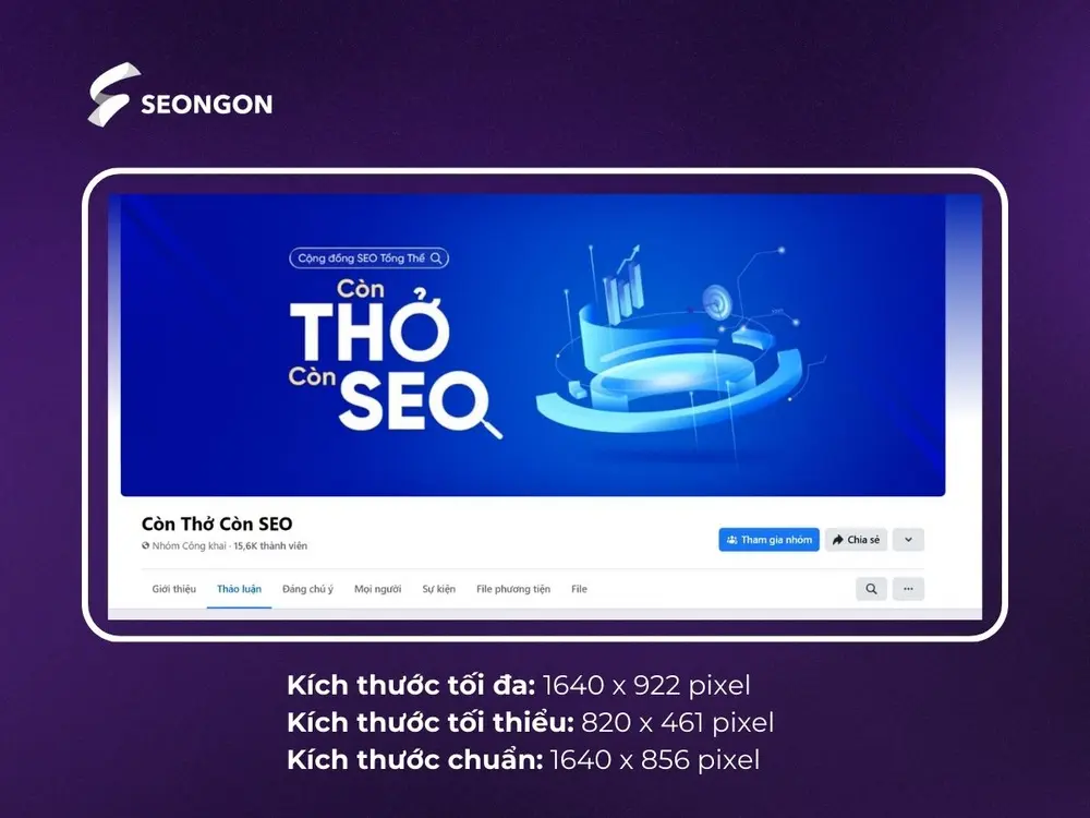 Kích thước ảnh bìa cho group Facebook