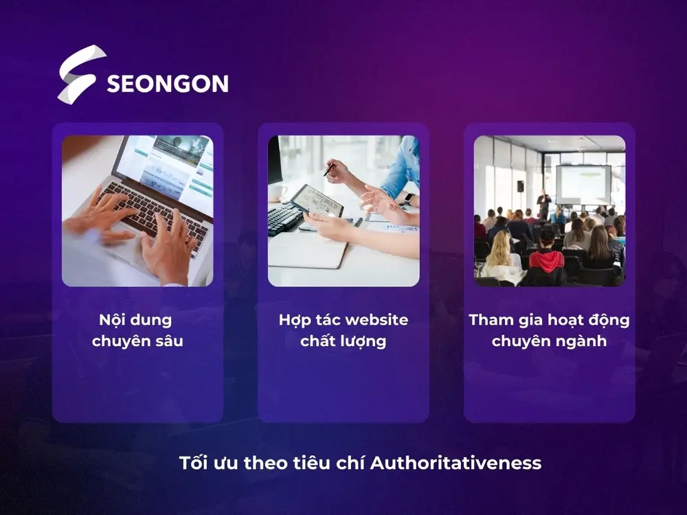 Nâng cao chất lượng nội dung theo tiêu chí Authoritativeness