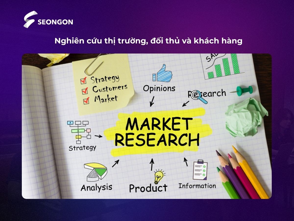 Nghiên cứu là bước giúp bạn xác định rõ vị thế của chính mình