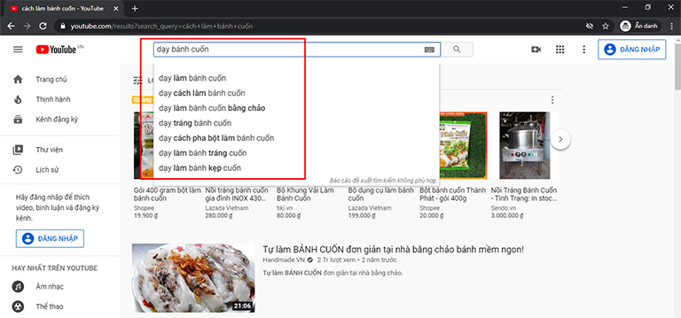 Nghiên cứu từ khóa YouTube