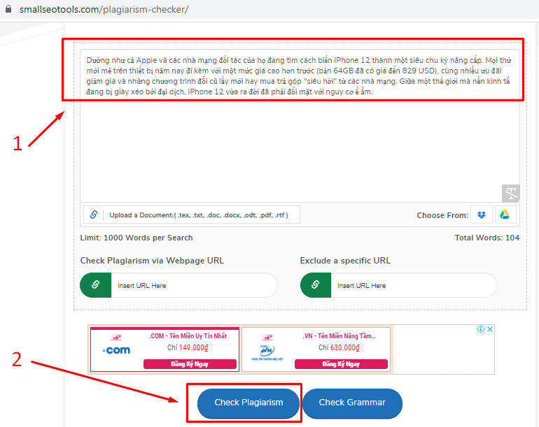 Plagiarism Checker