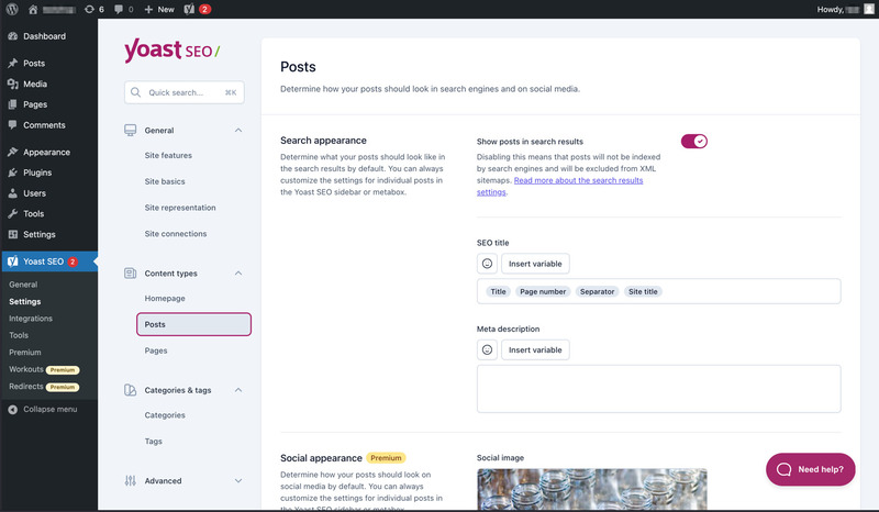 SEO WordPress cần cài đặt Plugin Yoast SEO