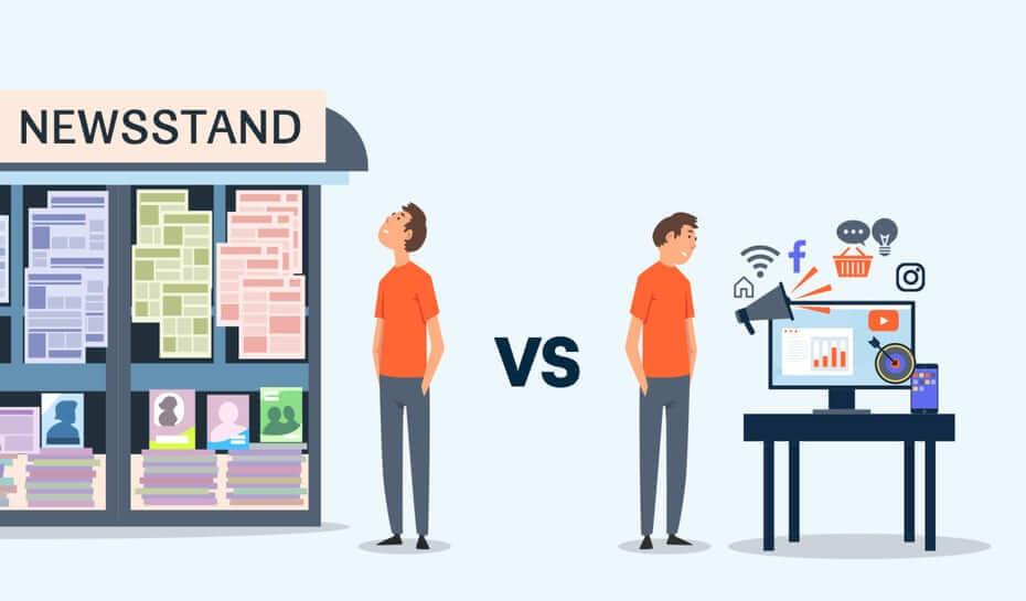 digital marketing khác gì marketing