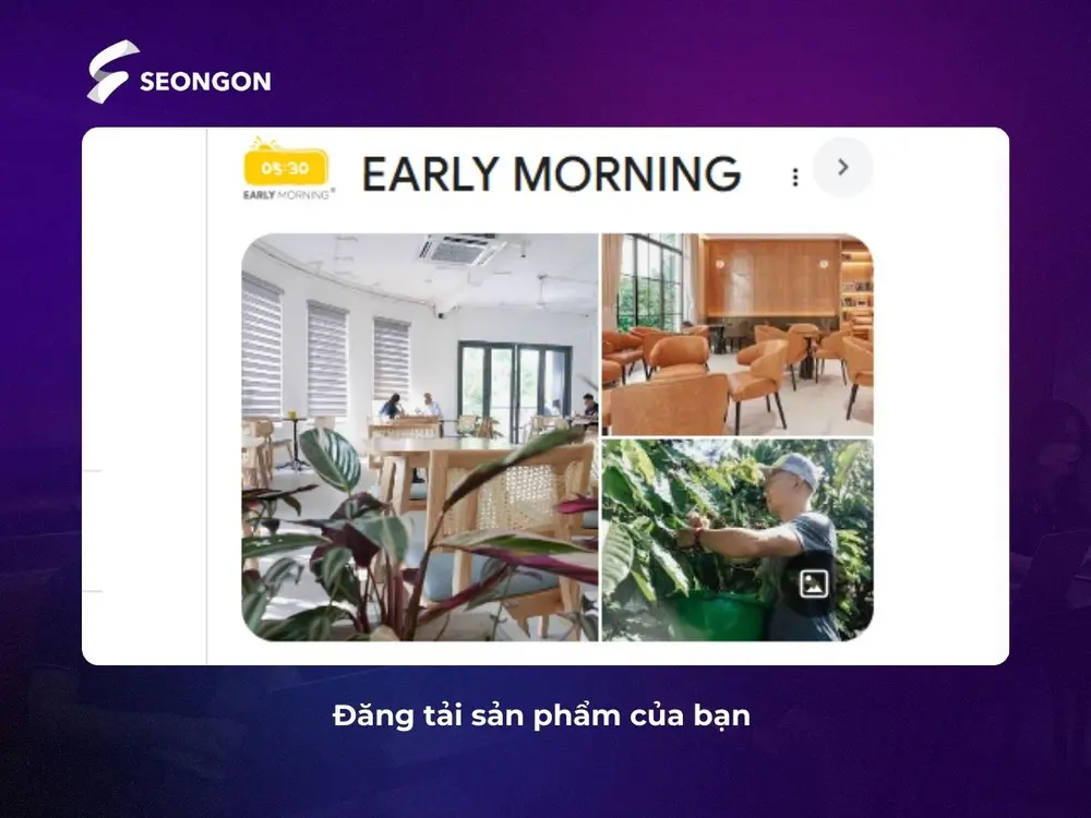 Thêm hình ảnh để khách hàng dễ hình dung về sản phẩm, dịch vụ