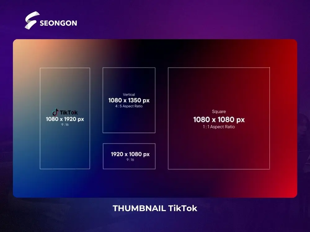 Thumbnail trên nền tảng TikTok.