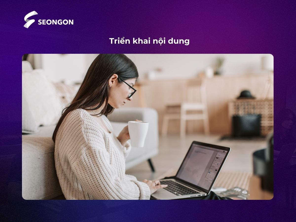 Triển khai nội dung trên trang