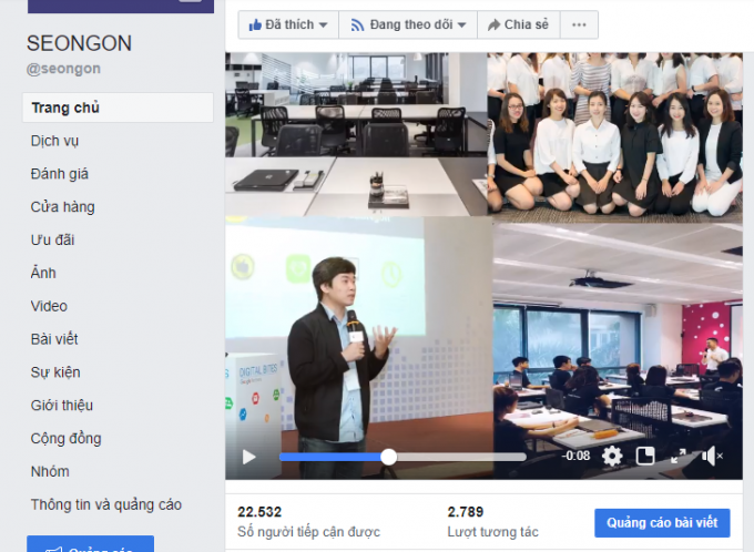 sử dụng video trên facebook
