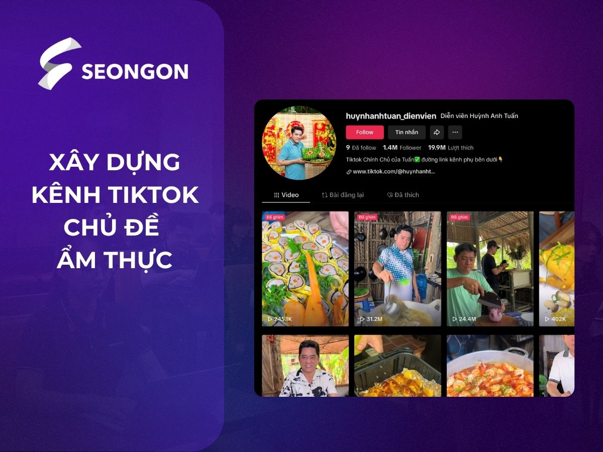 Xây dựng kênh TikTok với chủ đề ẩm thực miền quê