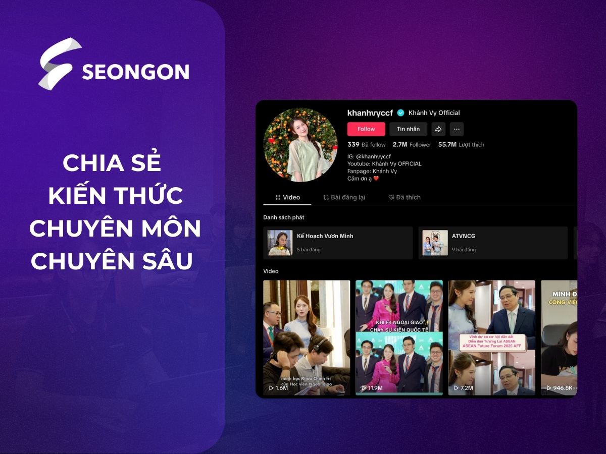 Xây dựng kênh TikTok với chủ đề chia sẻ kiến thức hữu ích