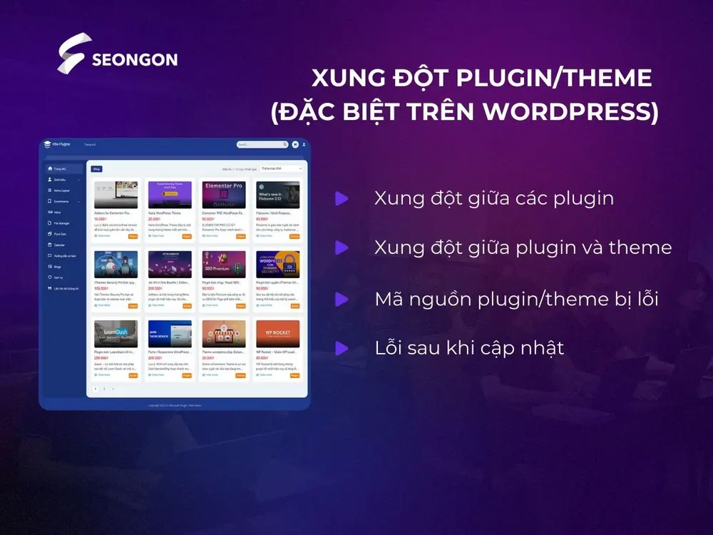 Xung đột Plugin/Theme trên WordPress gây 500 server error