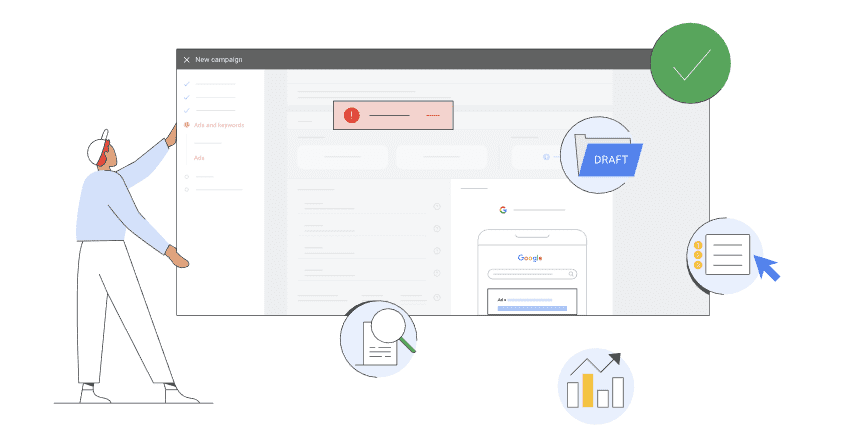 quảng cáo google ads không hiển thị