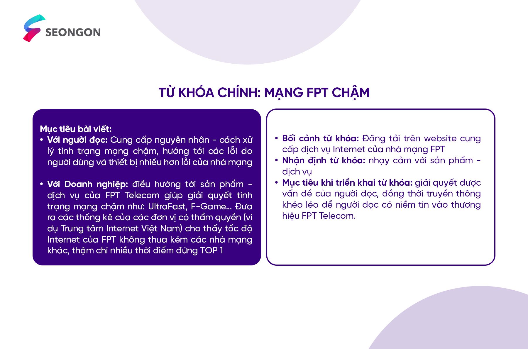 Bám sát mục tiêu và coi đó là kim chỉ nam để đi đúng hướng