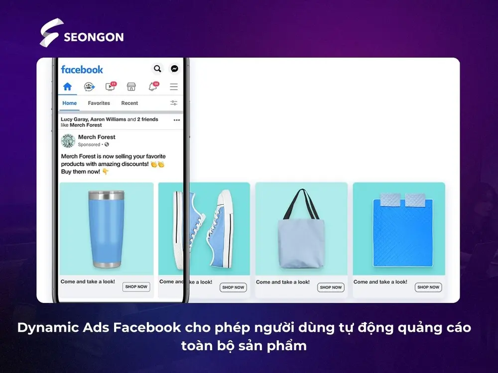Dynamic Ads Facebook giúp nhà quảng cáo tự động hóa quá trình quảng bá toàn bộ sản phẩm