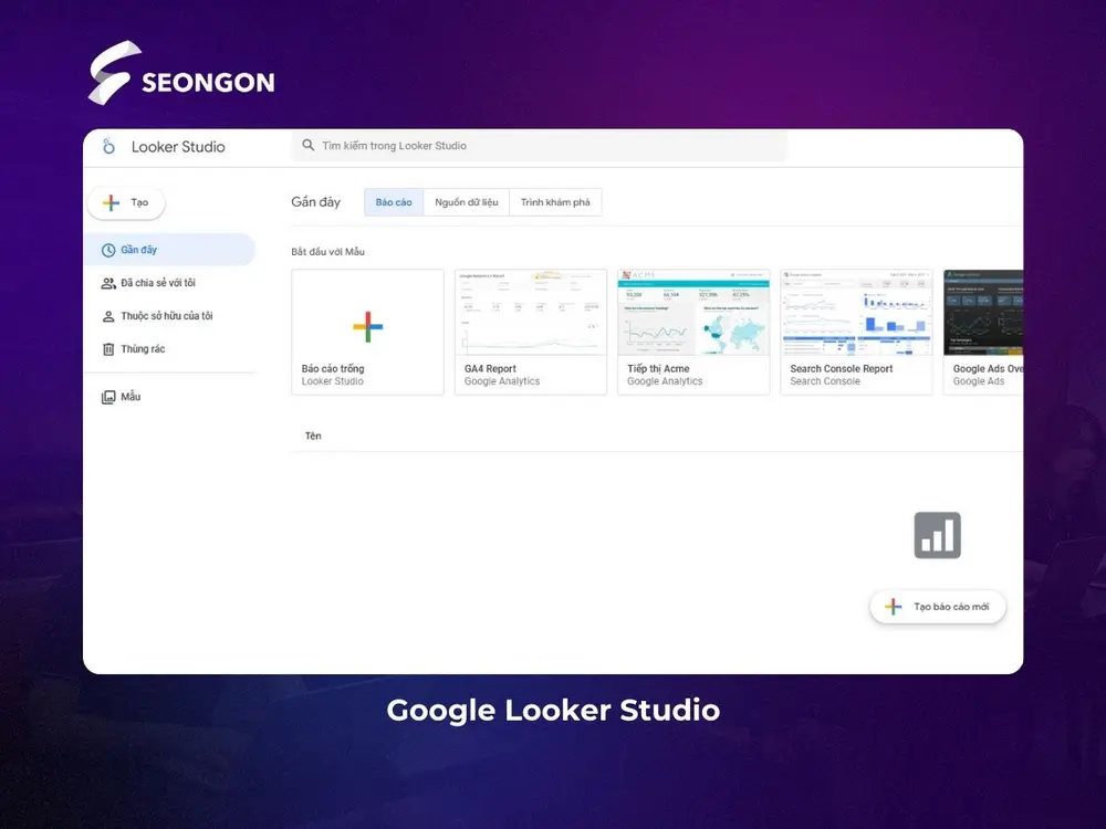 Google Looker Studio thu thập nguồn data khổng lồ cho doanh nghiệp