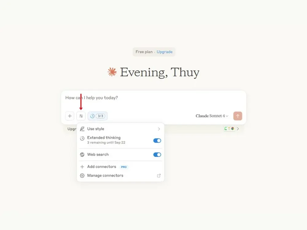 Liên kết web search để cập nhật thông tin chính xác hơn